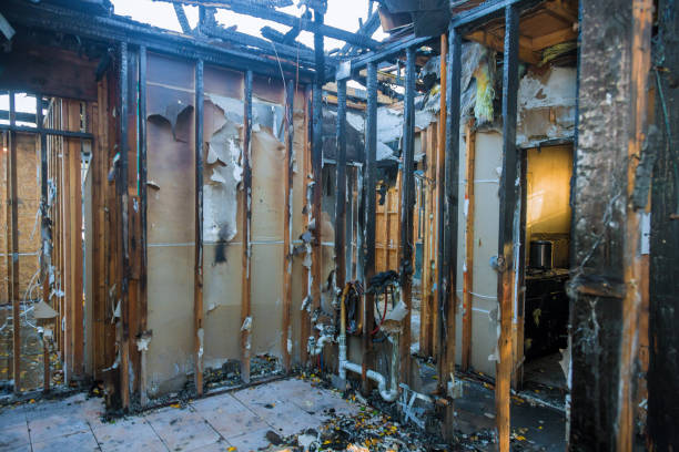 Professional Fire Damage Removal technician working in Sudley, VA